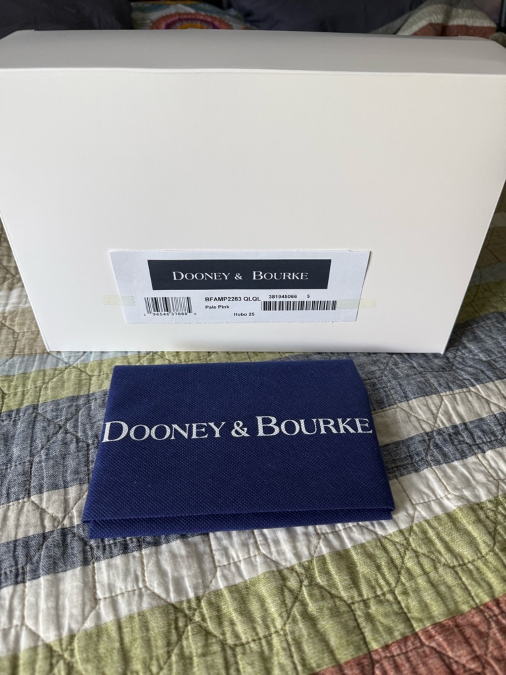 Dooney & Bourke Pink Leather Shoulder Hobo with Gold Hardware - Picture 5 of 5